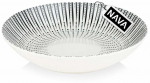 Supi taldrik supi Nava Iris, &Oslash; 20 cm, valge v./must v.