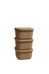 Toiduainekarbi komplekt Hermia BU0013, 0.28 l, 9.5 cm x 7.5 cm, roosa v., 3 tk