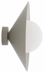 Valgusti seinale Emibig Mono K1S 1719/K1S, E14, 1 x 10 W, valge v./beež v., 30 x 30 cm