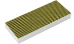 Kahjustatud pakendiga toode. Aurukollektori s&ouml;efilter Bosch Clean Air Plus, roheline v., 45.5 cm x 37.5 cm x 8.1 cm