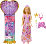 Nukk aksessuaaridega Mattel Disney Princess Jewel Reveal Rapunzel, 29 cm, roosa v.