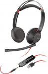 Juhtmega k&otilde;rvaklapid Plantronics Blackwire C5220, must v.