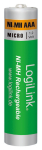 Laetav aku Logilink, AAA, 1000 mAh, 4 tk