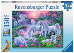 Pusle Ravensburger Unicorns In The Sunset Glow 10021, 49 cm x 36 cm, 150 tk, mitmev&auml;rviline