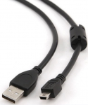 Juhe Gembird Mini USB male, USB 2.0 A male, 1.8 m, must