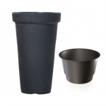 Lillepott Prosperplast Classic DPC40, plastik, &Oslash; 40 cm, must v.