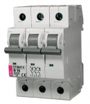 Automaatne l&uuml;liti ETI ETIMAT6, 3P, C, 6kA, 25 A