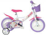 Laste jalgratas Bimbo Bike 77328, valge v./violetne v., 12"