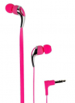 Juhtmega k&otilde;rvaklapid Vivanco Neon Buds, roosa