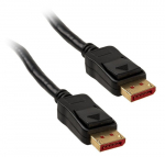 Juhe InLine Audio 2xRCA Displayport, Displayport, 3 m, must v.