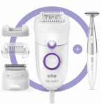 Epilaator Braun Silk-epil 5 3in1 SE5825P, valge v./violetne v.