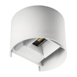 &Otilde;ue seinavalgusti Kanlux Reka LED EL 7W-O-W, 7W, LED, IP54, valge v., 11.5 cm x 13.5 cm