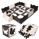 Matt beebidele - pusle Puzzle Mat 6270, 90 cm x 90 cm, 25 tk, valge v./must v.