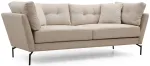 Diivan Hanah Home Mapa 560ARE1353, kreemjasvalge, 214 x 90 cm x 84 cm
