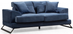 Diivan Hanah Home Frido 2 Seater, s&uuml;gavsinine v., 185 x 100 cm x 92 cm