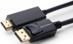 Juhe MicroConnect DisplayPort to HDMI DisplayPort male, HDMI male, 3 m, must v.
