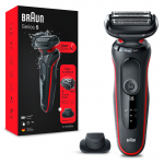 Habemeraseerija Braun Series 5 51-R1200s, li-ion, must v./punane v.
