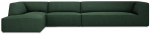 Nurgadiivan Micadoni Home Ruby 5 Seats, roheline v., vasak, 366 x 180 cm x 69 cm