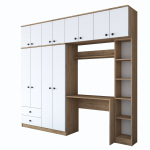 Lastetoa komplekt Kalune Design BA122 - 2697 893RAN3317, valge v./p&auml;hklipuu v.