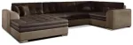 Nurgadiivan Damario Monolith 29, Monolith 09, pruun v./tumepruun v., vasak, 189 x 338 cm x 78 cm