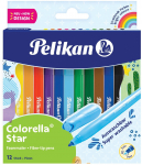 Vildikad Pelikan Colorella Star, &uuml;hepoolsed, 12 tk