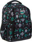 Kooli seljakott Starpak Cactus 446512, valge v./must v./roheline v., 30 cm x 20 cm x 43.5 cm