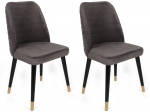 Toolide komplekt Kalune Design Hugo 361 V2 974NMB1667, matt, antratsiit v./kuld v./must v., 49 cm x 50 cm x 90 cm, 2 tk