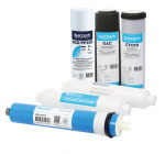 Filtrikassettide komplekt ro (p&ouml;&ouml;rdosmoosi) s&uuml;steemide jaoks Ecosoft AquaCalcium, 10"
