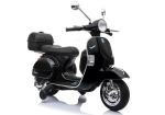 Laste elektriline mootorratas Lean Toys Vespa 3914, must v.