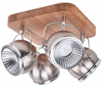 Valgusti kohtvalgusti Spotlight Ball Wood 5031474, GU10, 3000 &deg;K, 4 x 5.5 W, puidu v.