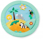 Tegevusmatt Little Big Friends Jungle, 100 cm x 100 cm, mitmev&auml;rviline