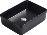 Vannitoa kraanikauss Mexen Catia, keraamiline, 48 cm x 37 cm x 13 cm, must