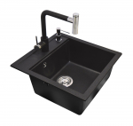 K&ouml;&ouml;givalamu koos kraaniga Aquasanita Tesa, kivimass, 51 cm x 49 cm x 20 cm