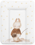 Arendav matt Ceba Baby Basic Dreamer, 70 cm x 50 cm, valge v./kollane v./pruun v.