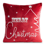 J&otilde;ulu dekoratiivne padjakate Merry Christmas PSWA-246, valge/punane, 45 cm x 45 cm