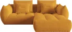 Mooduldiivan Micadoni Home Bloom Velvet, kollane v., 232 x 216 cm x 95 cm