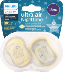 Luttide komplekt Philips Avent Ultra Air Night Neutral, 18 kuud, l&auml;bipaistev v./kollane v./roheline v.