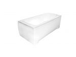 Vann, sisseehitatav Besco Majka Nova, 160 cm x 70 cm, ristk&uuml;lik, valge