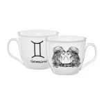 Tass Ambition Zodiac Gemini, valge v./must v., 0.55 l