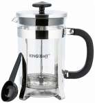 Kohvikann French Press King Hoff KH-4836, 0.35 l, l&auml;bipaistev v./h&otilde;be v./must v.