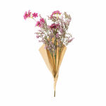 Kunstlik kimp Domoletti, roheline v./roosa v., 75 cm