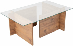 Kohvilaud Nordure Vetrino, pruun v./pruunikas v., 65 cm x 105 cm x 40 cm
