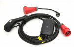 Elektriauto laadimiskaabel Platinet PPC32AT, type 2, 5 m, 11 kW, must v.