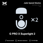 Arvutihiire jalad X-raypad Jade Skates Logitech G Pro X Superlight 2, 2 tk