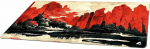 Hiirematt Sharkoon Skiller SGP40, 100 cm x 50 cm x 0.3 cm, must v./punane v./mitmev&auml;rviline