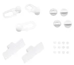 Laekarniisi tarvikute komplekt Karpol PVC III 2,0 m, valge v.