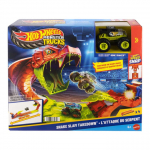 Autorada Mattel Hot Wheels Monster Trucks Snake Slam Takedown JJN44, mitmev&auml;rviline