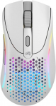 Juhtmevaba m&auml;nguhiir Glorious Model D 2, 2.4 ghz / bluetooth / usb, valge v.