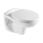 WC-pott, seinapealne Thema Lux PO125R, kaanega, 360 mm x 545 mm