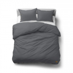 Voodipesukomplekt Eco Line SJL-09, grafiit v., 70 x 80 cm, 200 x 220 cm, 3 os.